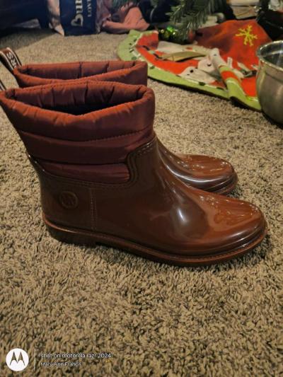 MK Waterproof Boots Red - Thumbnail 2