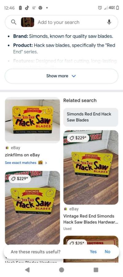 hack saw advertising display - Thumbnail 3