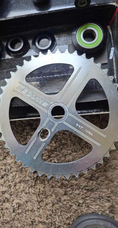 redline complete bmx crank 175 single pinch bolt arms - Thumbnail 5