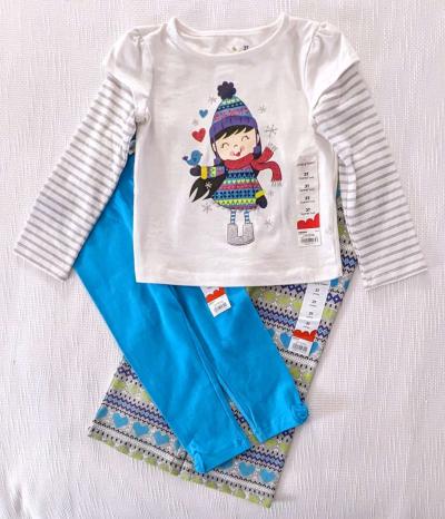 3 pcs Mix and Match Girl Pants Set