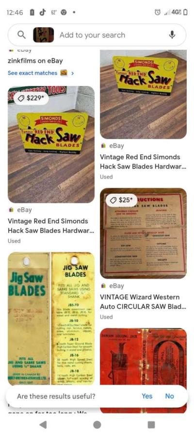 hack saw advertising display - Thumbnail 2