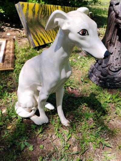 Ceramic Life Size Greyhound - Thumbnail 2