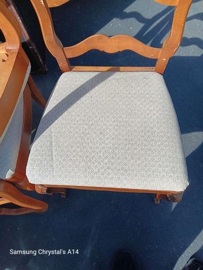 Vintage French provincial ladder chairs - Thumbnail 2