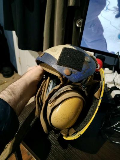 A US NAVY CREW HELMET USED or best offer