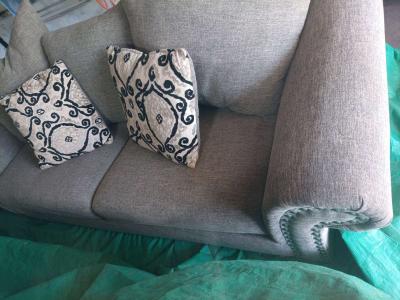 b beautiful sleeper sofa with decorative pillows - Thumbnail 3