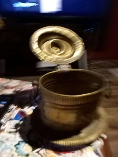 antique brass container - Thumbnail 6