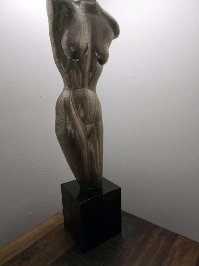 Yasha Heifetz figural art deco lamp - Thumbnail 2