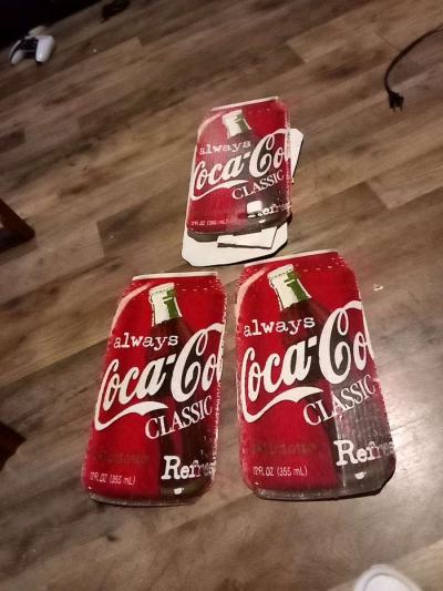 3 coca cola signs - Thumbnail 3
