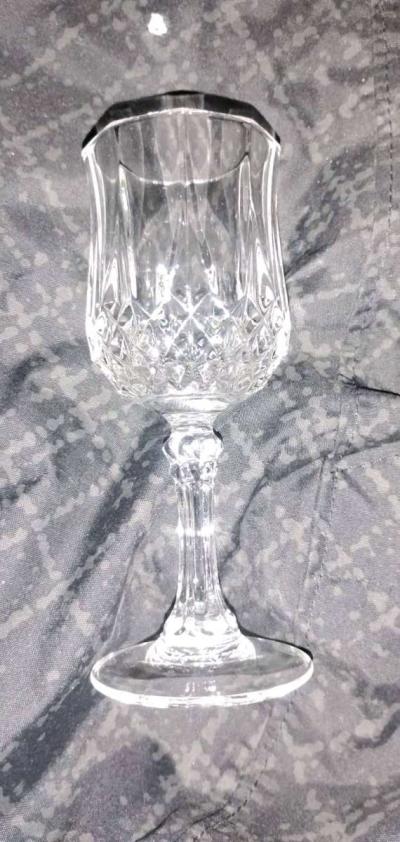 Vintage Crista DArques Longchamp Lead crystal glass - Thumbnail 6