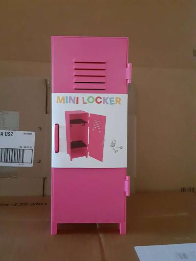 Target Bullseye Pink Mini Locker With Lock And Keys