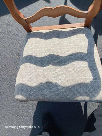 Vintage French provincial ladder chairs - Thumbnail 3