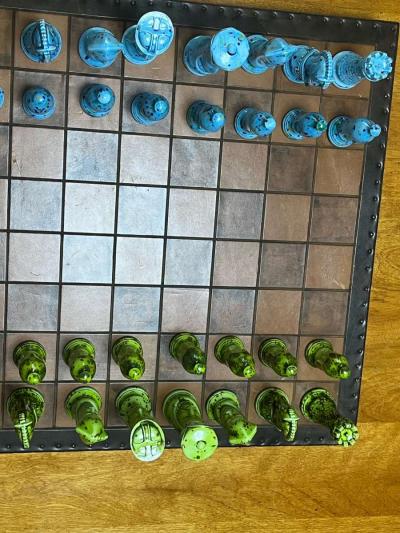 Own a Piece of Functional Art This rare handcrafted ceramic chess - Thumbnail 5
