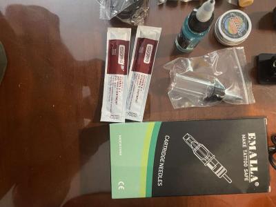 tattoo machine kit wireless with case - Thumbnail 2