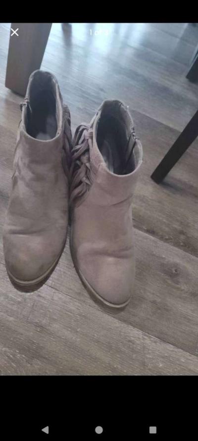 tan western heel boots - Thumbnail 2