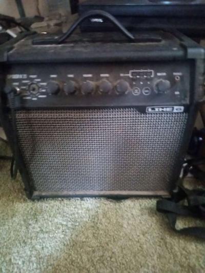 Johnson electric acoustic guitar and line 9 line 6 amp - Thumbnail 2