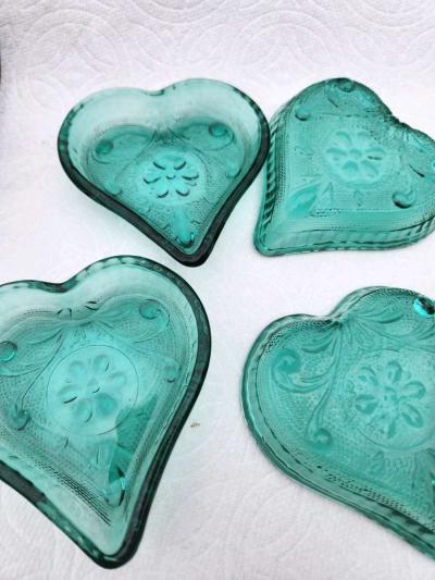 cristal green small candy dish - Thumbnail 3