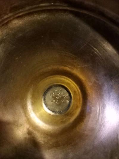 antique silver candle holder - Thumbnail 3