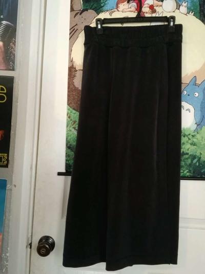 lulu lemon black wide legged sweat pants - Thumbnail 3