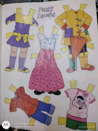 Vtg Unused Punky Brewster Paperdoll Book - Thumbnail 5
