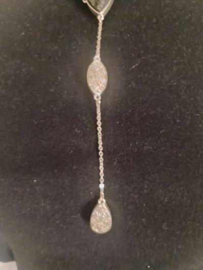 Fabulous Black Druzy Quartz Necklace - Thumbnail 6