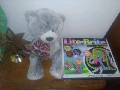 star decoration  teddy bear lite Brite over Hd