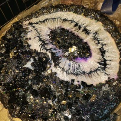 Geode Epoxy Resin Artwork - Thumbnail 3