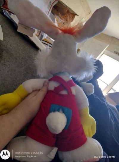 Vintage Roger Rabbit Disneyland Tagged Plush - Thumbnail 4