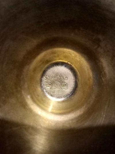 antique silver candle holder - Thumbnail 2