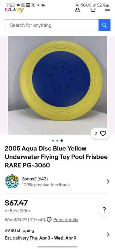 Aqua Disc Frisbee - Thumbnail 2