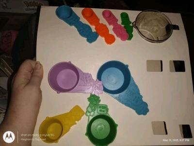 Vtg Complete Sesame Street Measuring Set - Thumbnail 3