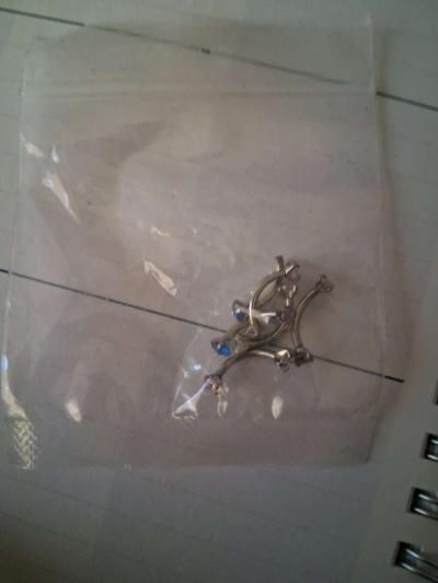 curved barbell surface peircing or ear