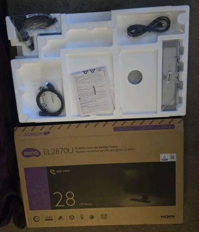 BenQ EL2870U Gaming Monitors 28 4K UHD 1ms - Thumbnail 5