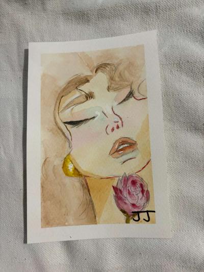 Siren original painting by Jasmine Jenkins - Abilene, Texas