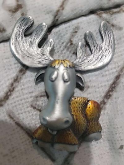Moose brooch - Thumbnail 3
