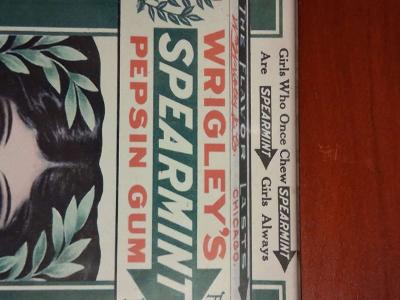 Wrigleys Spearmint Pepsin Gum Vintage Print - Thumbnail 3