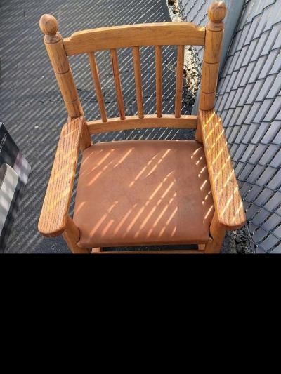 Vintage Childrens Rocking Chair - Thumbnail 5