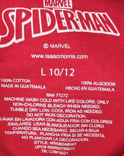 SpiderMan 2Pack Boys Graphic Large Marvel Miles Moral - Thumbnail 4