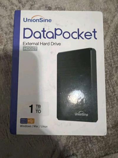 UnionSine DataPocket 1TB External Hard Drive HD007 - Thumbnail 2
