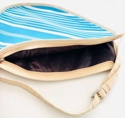 Ame  Lulu Riley Racquet Cover Ticking Stripe - Thumbnail 3