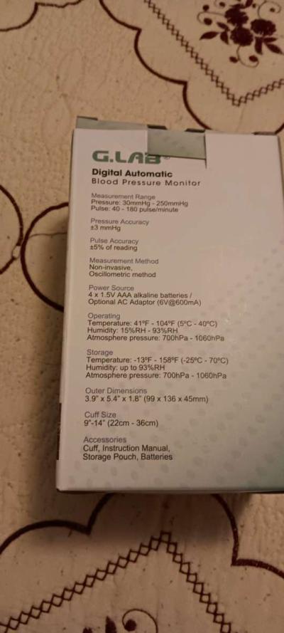 G Digital Automatic blood pressure monitor  newLAB - Thumbnail 4