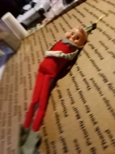 antique Japanese Christmas elf ornament - Thumbnail 4
