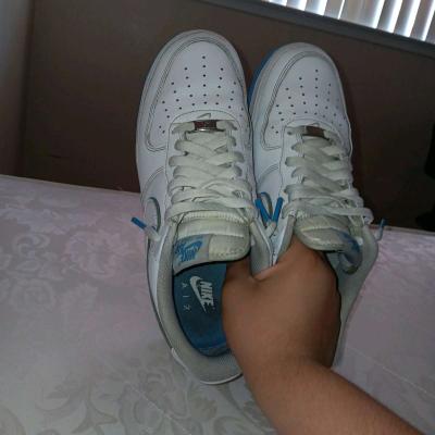 White Air Forces Custom Painted - California City, California