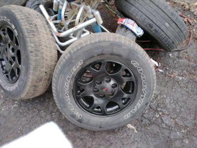 6 lug Gm brand rims and tires - Thumbnail 2