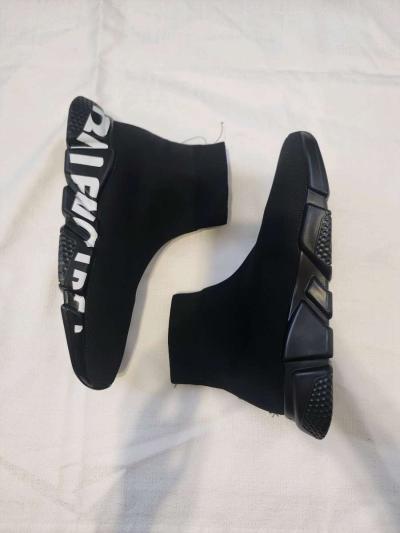 Men Balenciaga Speed Graffiti Trainers Size 8 - Thumbnail 3