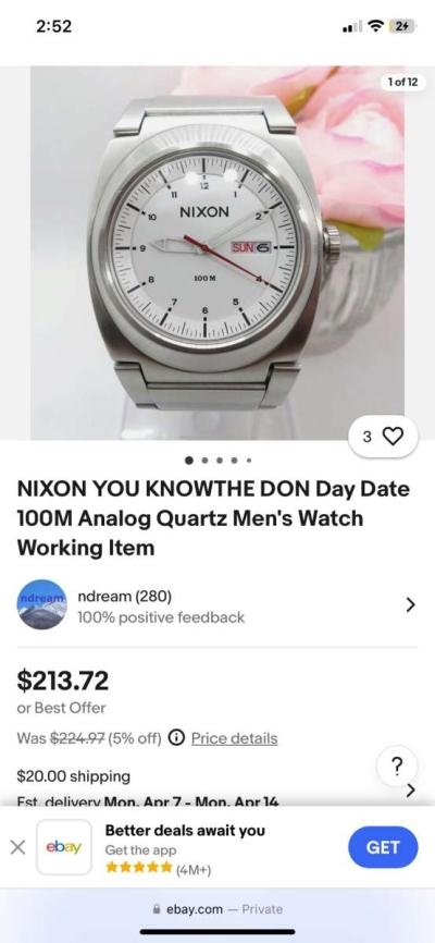 Nixon watch - Thumbnail 3