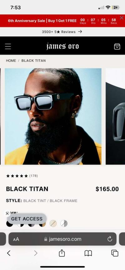 James ore glasses - Thumbnail 4