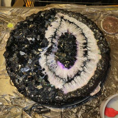 Geode Epoxy Resin Artwork - Thumbnail 2