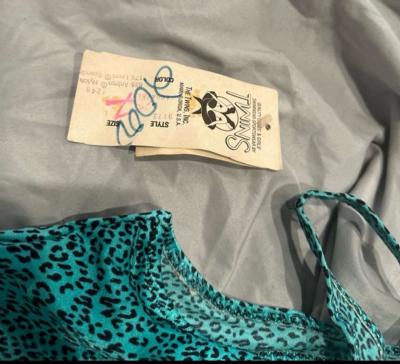 Vintage Leopard print One piece bathing suit - Thumbnail 4