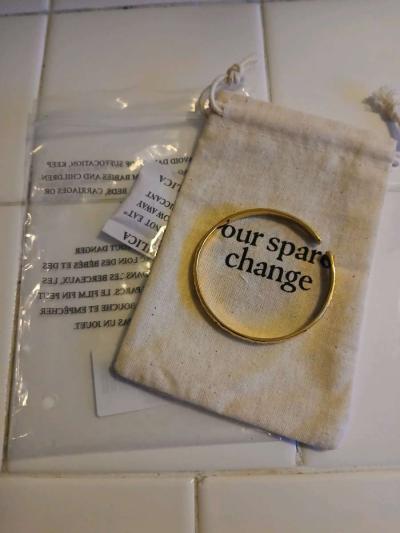 NWT Our Spare Change Floral Cuff Bracelet - Irvine, California