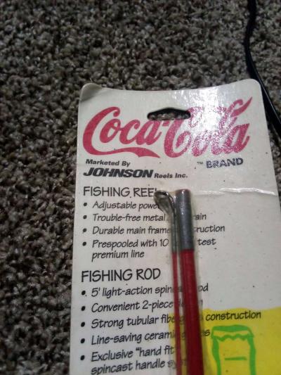 coca cola fishing pole still in package - Thumbnail 3